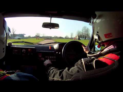 In car on board footage from one of the Talbot Sunbeam Lotus rally cars 