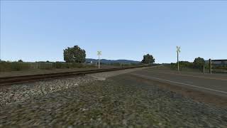 Two Gp9S Lead A Fast Freight Southbound From Salt Lake.