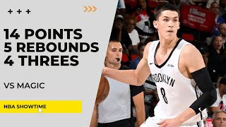 Egor Demin 14 Points, 5 Rebs, 4 Threes Vs Magic I 2025 Nba Summer League
