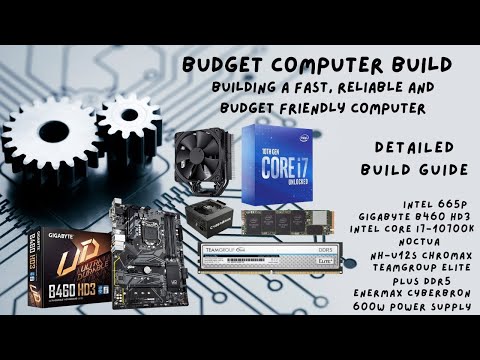 Building a fast, reliable and budget friendly computer. Super easy and affordable!