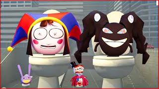 The Amazing Digital Circus Animation - Skibidi Toilet Meme Song