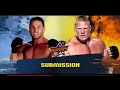 WWE 2K16 Ken Shamrock VS Brock Lesnar 1 VS 1 Submission Match