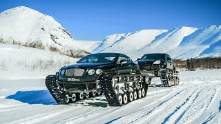 В Самое Сердце Хибин Зимой На Bentley Ultratank.