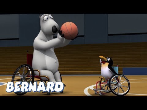 Bernard Bear | Wheelchair Basketball AND MORE | Cartoons for Children