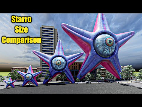Starro Size Comparison