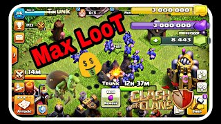 COC :- Storage Full LooooT with cheap army clash of clans 2019