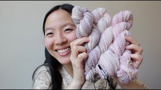 Arieknits Ep. 40 - Spinning Woolberry And Big Little Yarn Co Yarn Haul