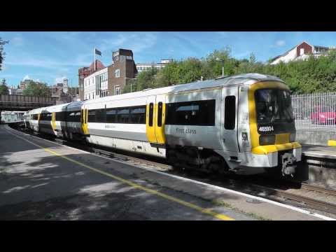 Three Southeastern trains seen at Tunbridge Wells and Tonbridge on Saturday 3rd August 2013. 0:00 465904+465933 depart Tunbridge Wells working 5H46 1600 Tunb...