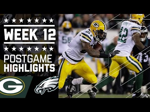 Packers Vs Eagles Nfl Week 12 Game Highlights Packers Vs Eagles Nfl Week 12 Game Highlights
