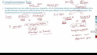 Complementation Test Usha Yadav