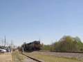 My First NS Heritage Unit! NS 1068 Erie Leading NS 168 at Lexington, NC!