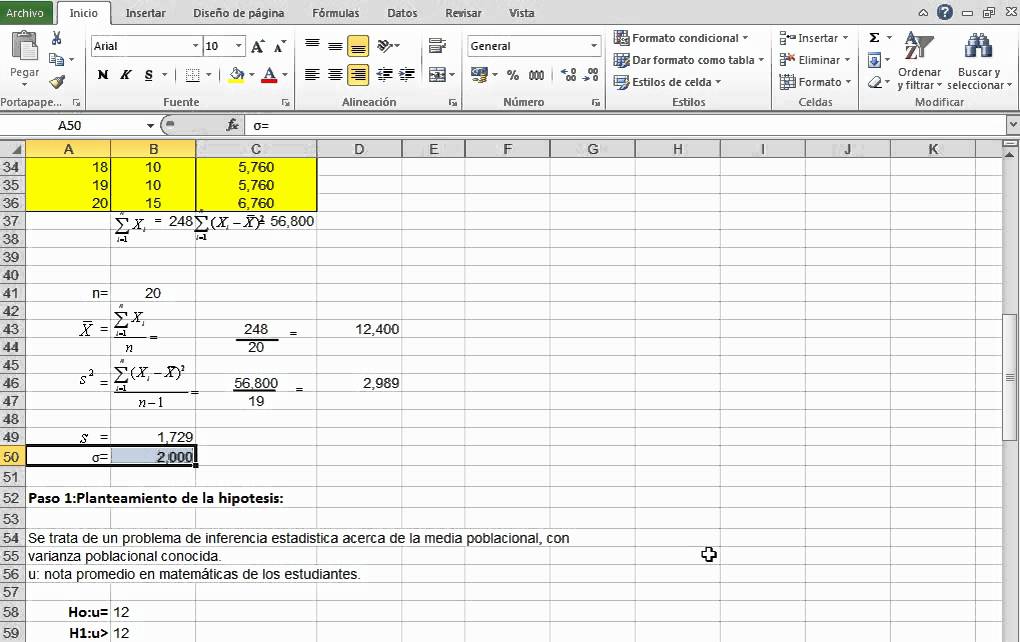 Ejemplo de prueba de poker en excel