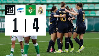 Real Betis Féminas vs Real Madrid CF (1-4) | Resumen y goles | Highlights Liga F