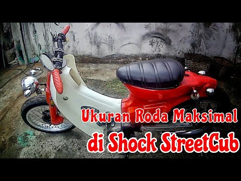 VIDEO : [review motor] ukuran velg & ban maksimal di shock street cub standart - ukuran ban& velg untuk shock streetcub/c70 standart . follow ig @streetcubstories & @streetcubstore. ...