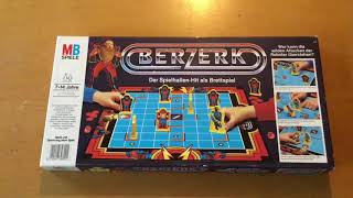 Retro Stardust Spielt Berzerk Brettspiel Boardgame