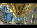 Chinese Deja Vu Roller Coaster POV Inverted Boomerang Mountain Peak Jin Jiang Action Park