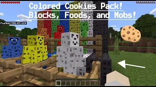 Minecraft except... Colored cookies? (ADDON SHOWCASE) BloxtonMedia ✔ ( BloxtonMedia / TC Blox YTC )