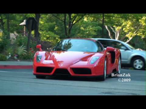 Brian records the legendary Ferrari Enzo finished in Rosso Corsa Red over