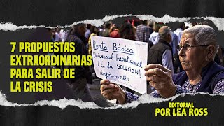 7 propuestas extraordinarias para salir del coronacrisis