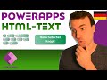 [Lern PowerApps] EP14: NEUER GLANZ für deine App mit HTML-Texten