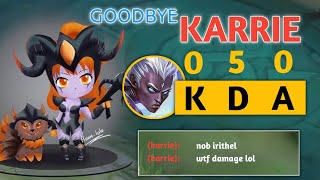 SORRY KARRIE META TRUE DAMAGE, IRITHEL IS MORE OVERPOWER THAN YOU