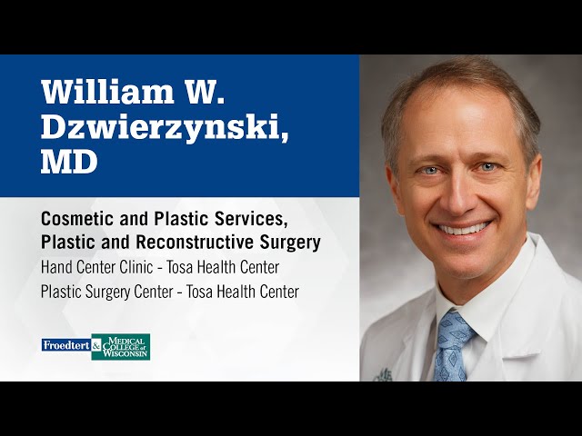 Watch Dr. William W. Dzwierzynski, plastic and reconstructive surgeon on YouTube.
