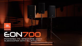 Product Overview: JBL Professional EON700 Powered PA Loudspeaker Series