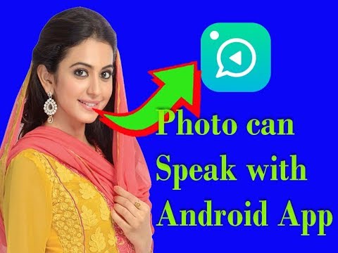 Now a photo can speak with android app | SpeakPic App review in Hindi android app review