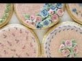 How To Create a Cracked Glaze Effect on a Cookie Using Royal Icing