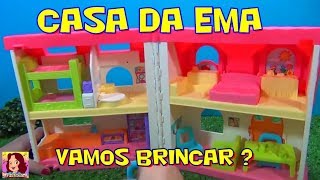 CASA DA EMA - CASA DE BONECA FISHER PRICE SUPER LEGAL #tiaCris #casa #brinquedo