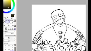 Marionette (FNAF 2) WIP Speedpaint