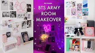 BTS ARMY ROOM MAKEOVER 💖 ROOM DECOR WITH ME ✨