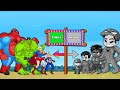 ALL Team HULK, SPIDERMAN & SUPERGIRL: Rescue SUPERHERO Baby from MISSING COLORS |EVOLUTION Animation