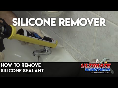 How to remove silicone sealant