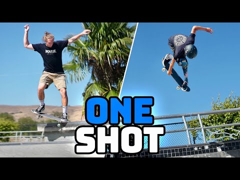 SKATEBOARDING ONE SHOT CHALLENGE!