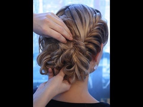 Прически с плетением косы рыбий хвост Прически с плетением косы рыбий хвост