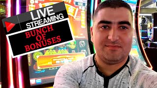Max Bet Live Stream Slot Play , Bonuses & Big Wins ! Rising Fortunes,Lighting Link,5 Treasures