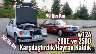 Mercedes 200E ve 250D w124 İnceleme | Dayanıklılığına Hayran Kaldık | NOYAN