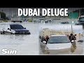 Dubai hit with ‘worst storm in 75 years’ as floods grind city to a halt and at least one killed