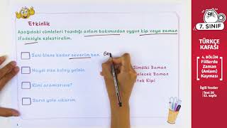 7. Sınıf Türkçe Ders #13 - Fiillerde Zaman (Anlam) Kayması