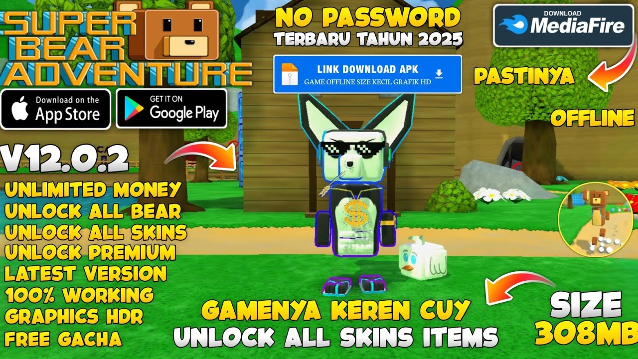 Super Bear Adventure Mod Apk v12.0.2 Terbaru 2025 – Free Super Bear Adventure Mod Apk v12.0.2 Terbaru 2025 – Free