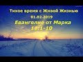 Тихое время с Живой Жизнью: от Марка 11:1–10 (01022019)