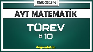 Türev 10 Ayt Matemati̇k Kampi 96.Gün Rehber Matematik