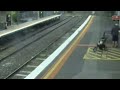 Toddler injured as pushchair rolls onto train tracks