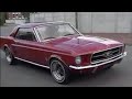 1967 Mustang Red V8