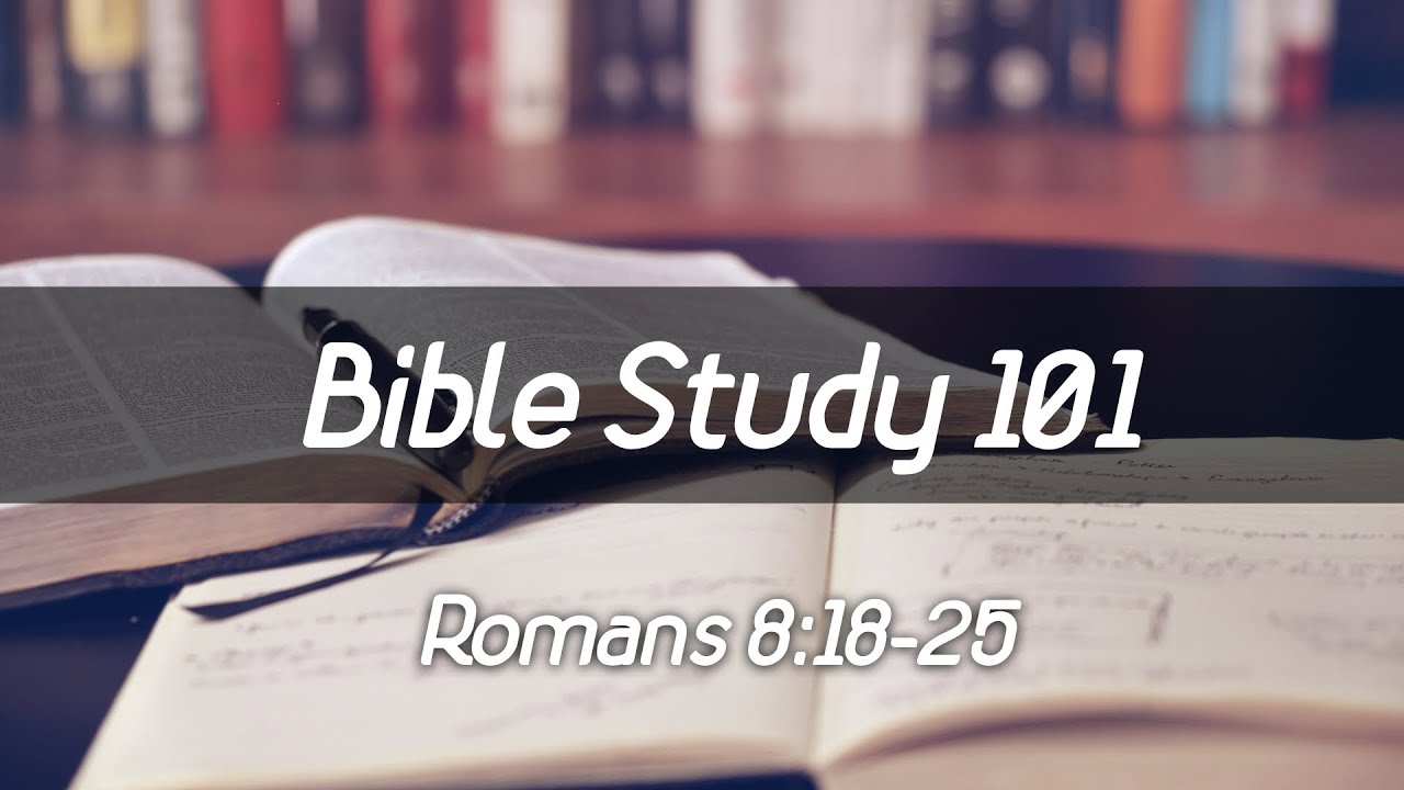 Bible Study 101: Romans 8:18-25
