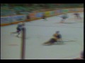Wendel Clark hits Curtis Joseph in the face with a slapshot - 1993 playoffs