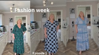 Tinas’Fashion Week part 1 Summer dresses New Look & M&S plus size 18 over 50 fas