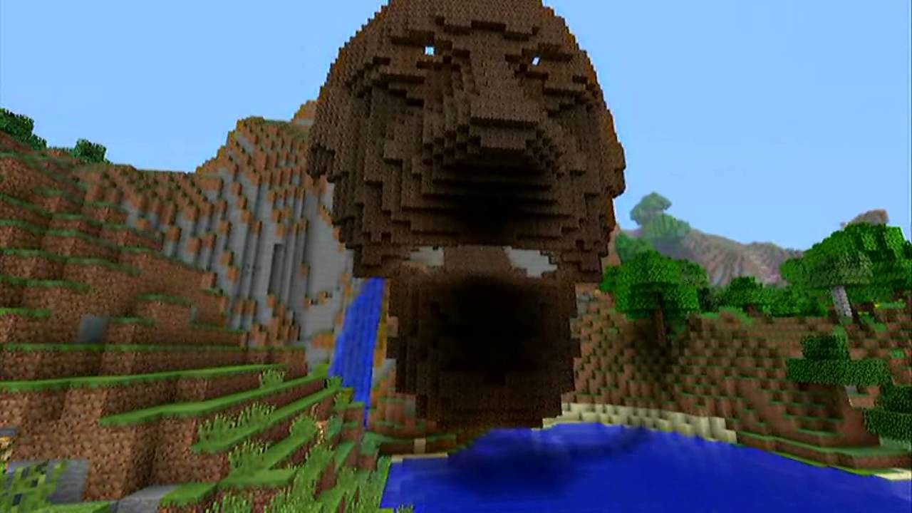 Minecraft - 3D Pixel Art Pt. 6 - Human Face - YouTube