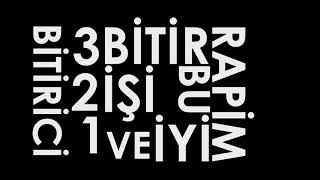 Ben Fero - 3 2 1 Kinetik Tipografik Yazı Çalışması